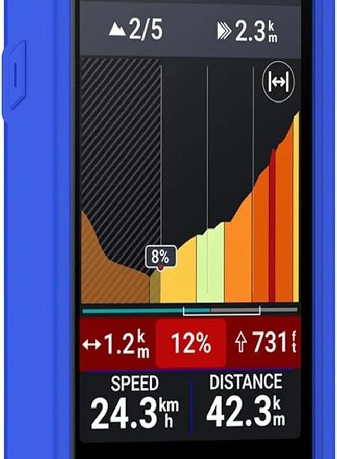 غطاء سيليكوني واقي أحمر مع حامي شاشة لساعة الكمبيوتر الدوارة ذات الرمز 1050، غطاء مقاوم للصدمات - Image 3